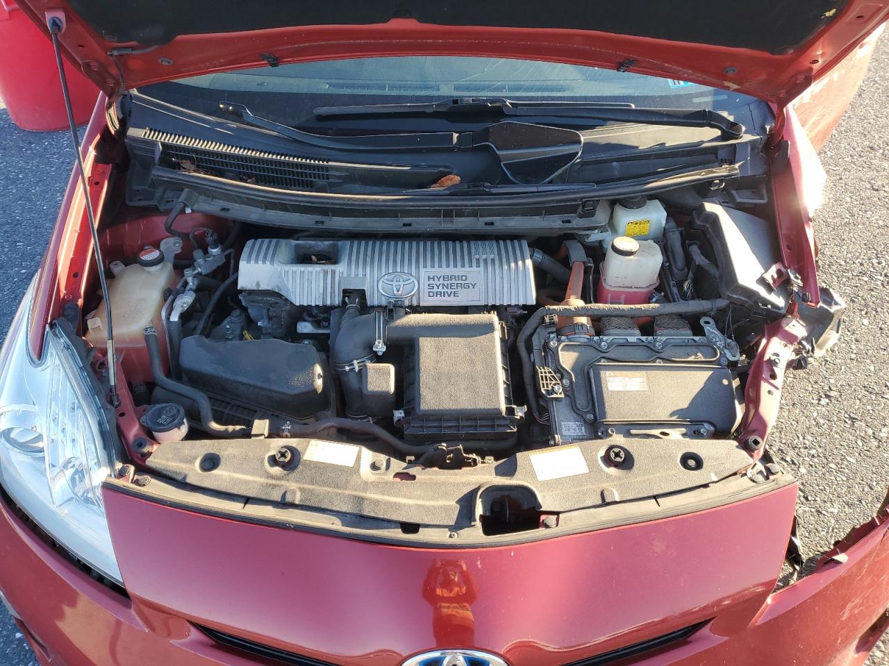 2015 Toyota Prius VIN JTDKN3DU1F0458132 Copart auction photo, all over damage thumbnail 13