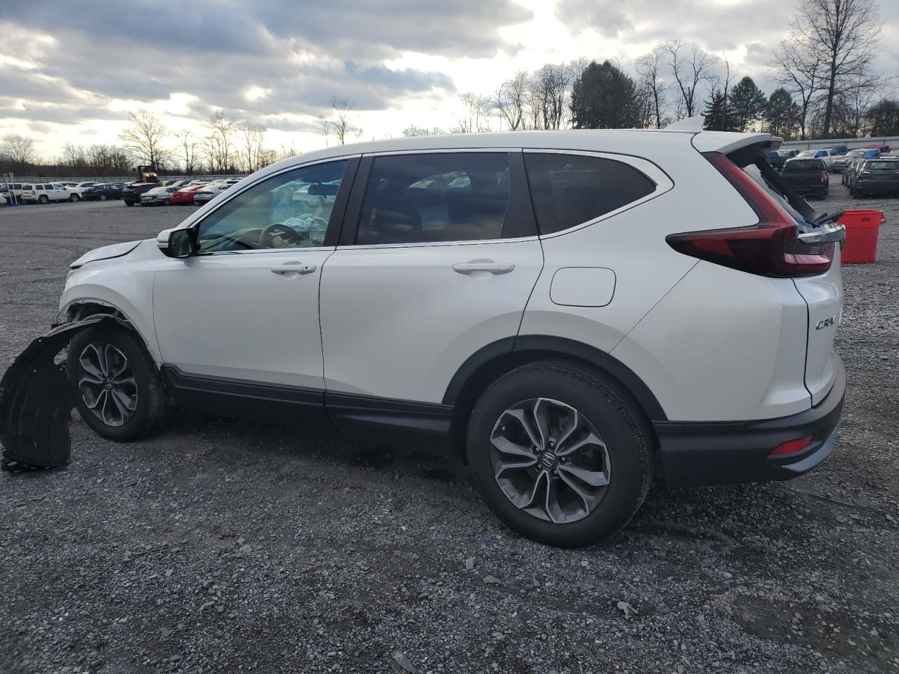2020 Honda CR-V VIN 2HKRW2H56LH646961 Copart auction photo, front end / rear end damage thumbnail 2