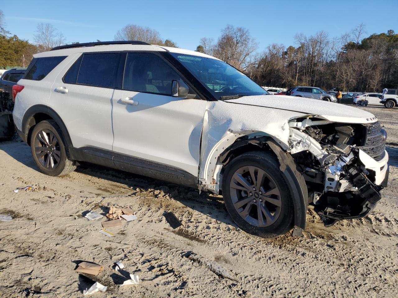 2021 Ford Explorer VIN 1FMSK8DH8MGC18584 Copart auction photo, front end damage thumbnail 4