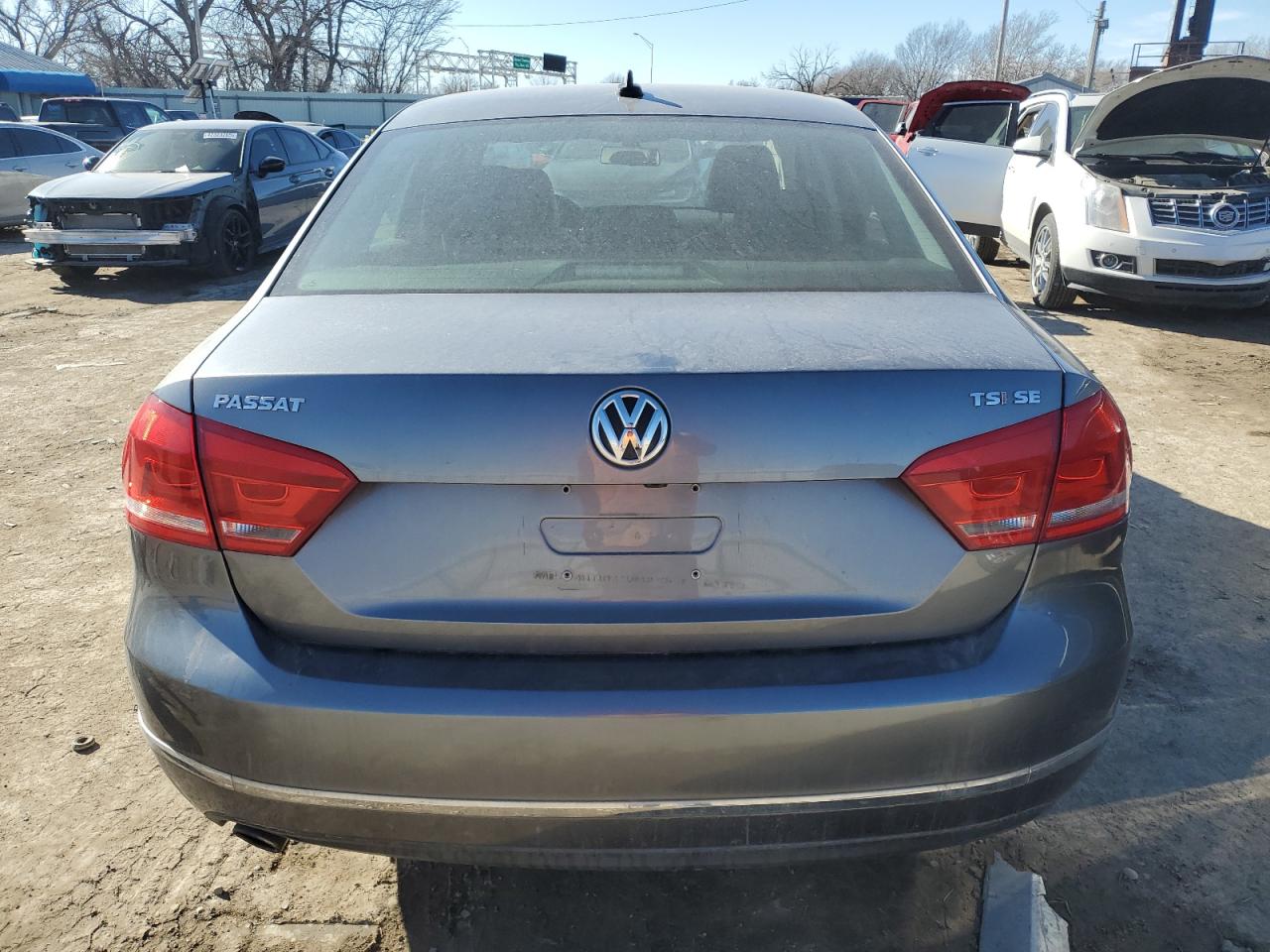 2015 Volkswagen Passat VIN 1VWBT7A3XFC037336 Copart auction photo, front end damage thumbnail 6