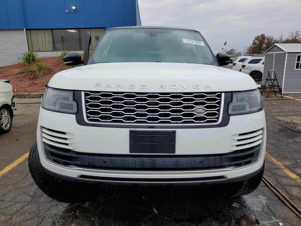 2020 Land Rover Range Rover VIN SALGS2RU6LA598726 Copart auction photo, side / front end damage thumbnail 5