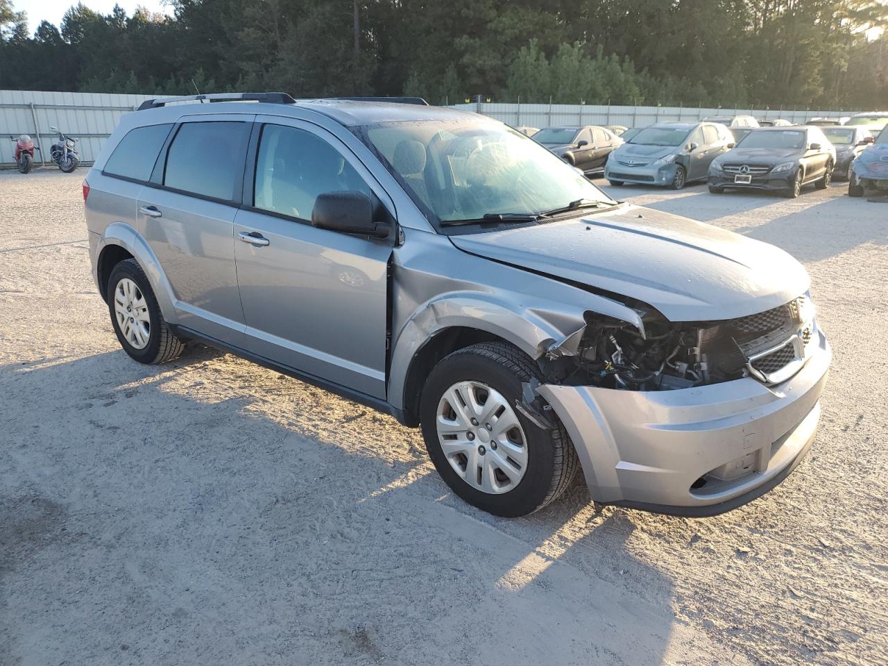 2017 Dodge Journey VIN 3C4PDCAB4HT607649 Copart auction photo, front end damage thumbnail 4