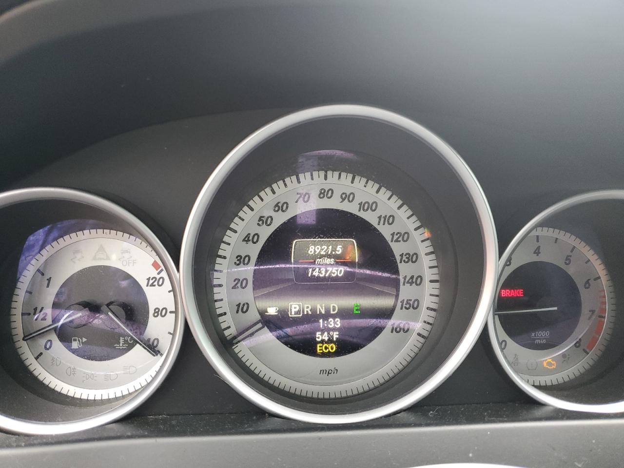 2013 Mercedes-Benz C-klasse VIN WDDGF8AB2DR244204 Copart auction photo, front end damage thumbnail 9