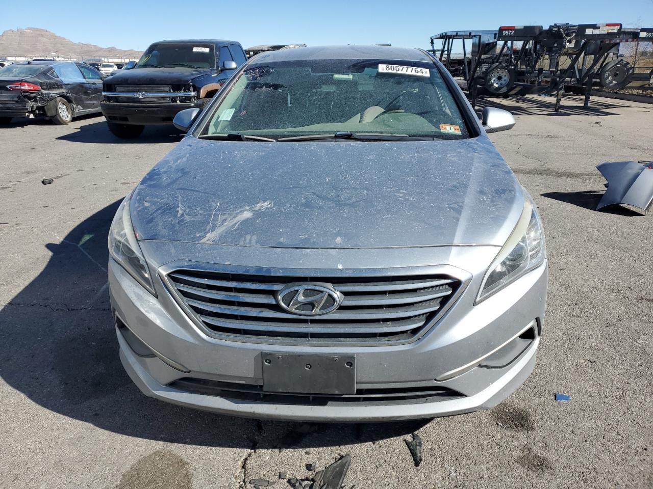 2017 Hyundai Sonata VIN 5NPE24AF9HH548314 Copart auction photo, front end / rear end damage thumbnail 5