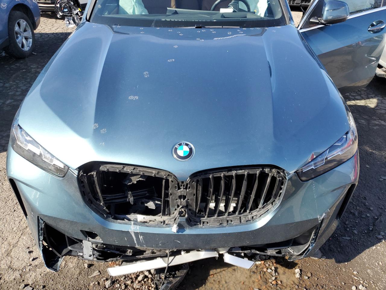 2024 BMW X5 VIN 5UX23EU04R9V47951 Copart auction photo, side / front end damage thumbnail 12