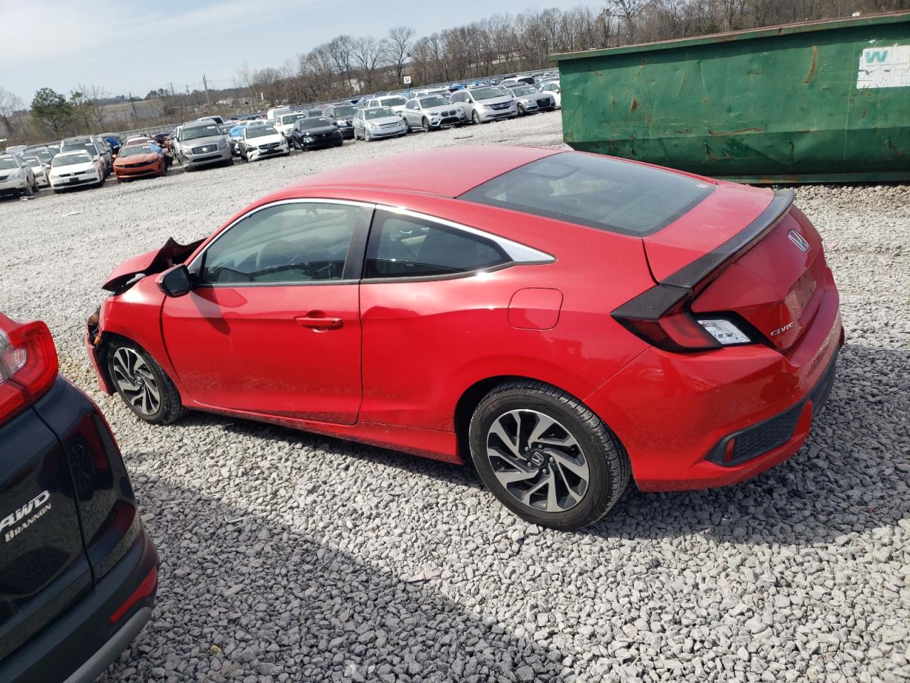 2017 Honda Civic VIN 2HGFC4B56HH311703 Copart auction photo, front end damage thumbnail 2