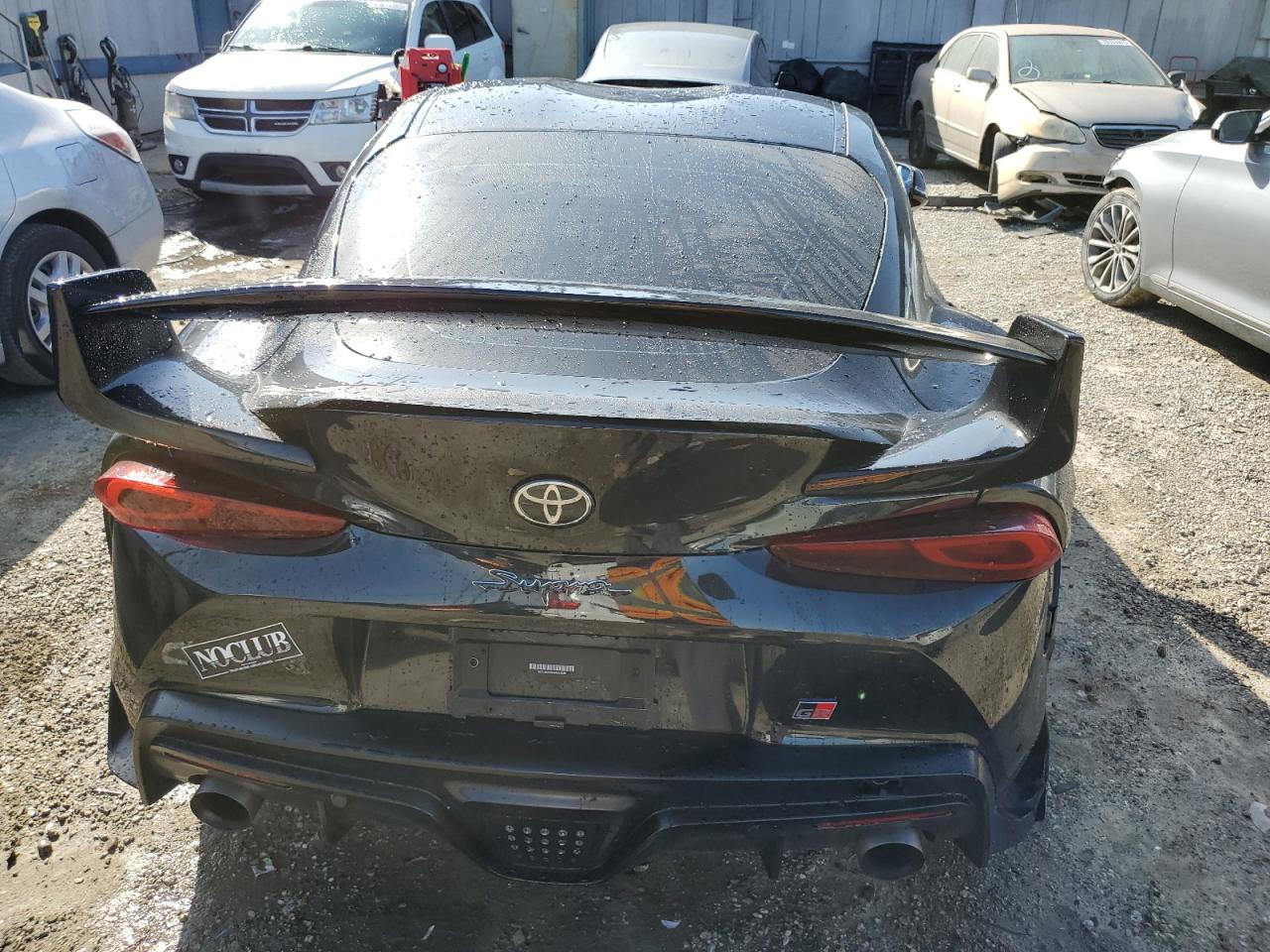 2021 Toyota Supra VIN WZ1DB0C05MW041039 Copart auction photo, rear end damage thumbnail 6