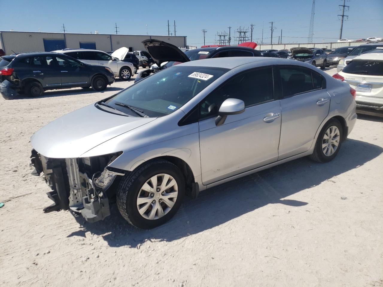 2012 Honda Civic VIN 2HGFB2F51CH578886