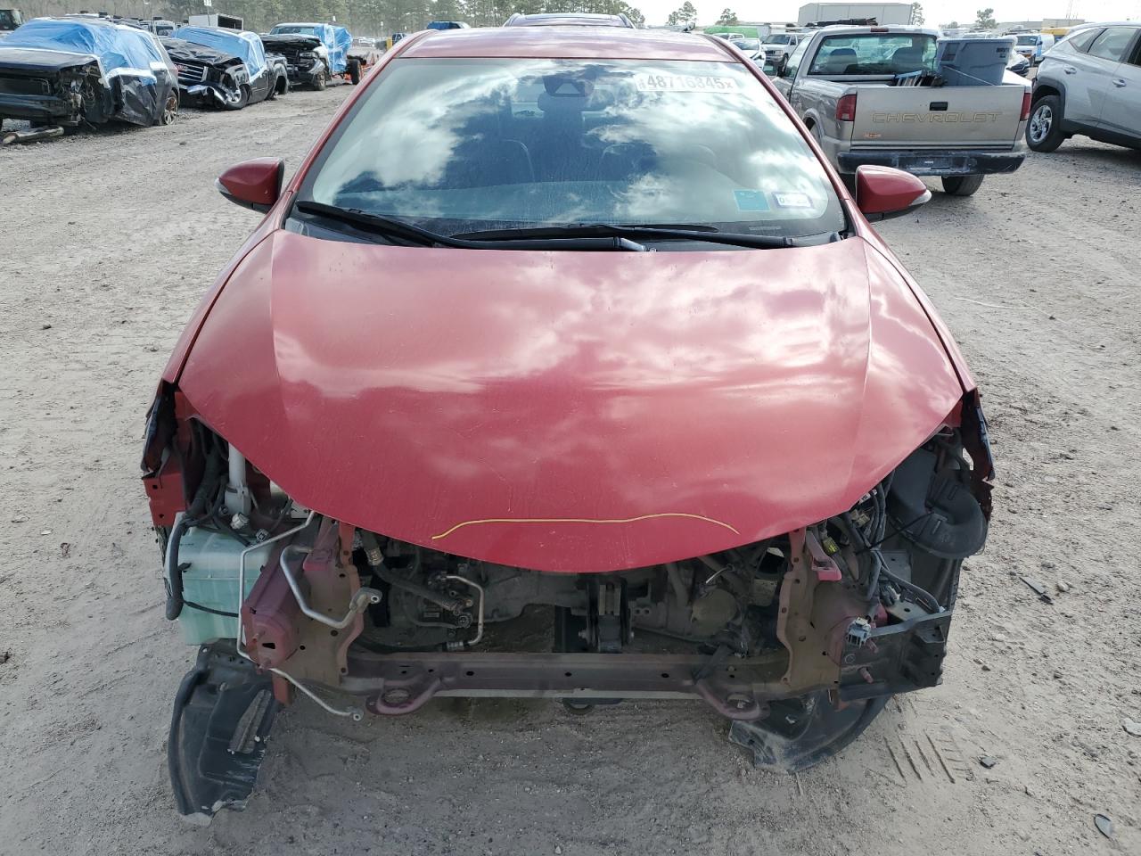 2018 Toyota Corolla VIN 5YFBURHE1JP817602 Copart auction photo, front end / minor dent/scratches damage thumbnail 5