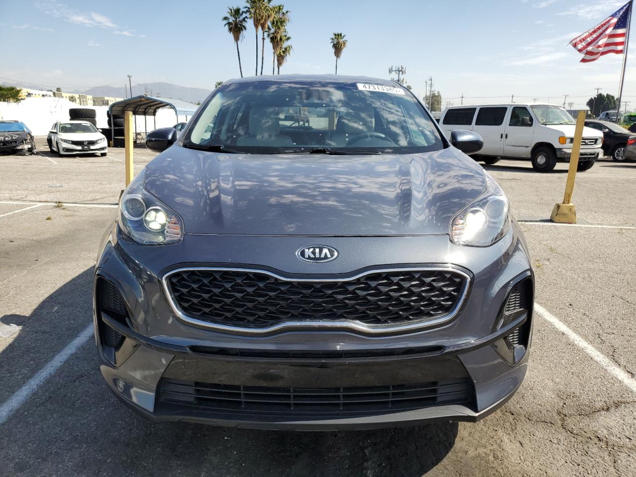 2020 KIA Sportage VIN KNDPM3AC7L7776764 Copart auction photo, rear end damage thumbnail 5