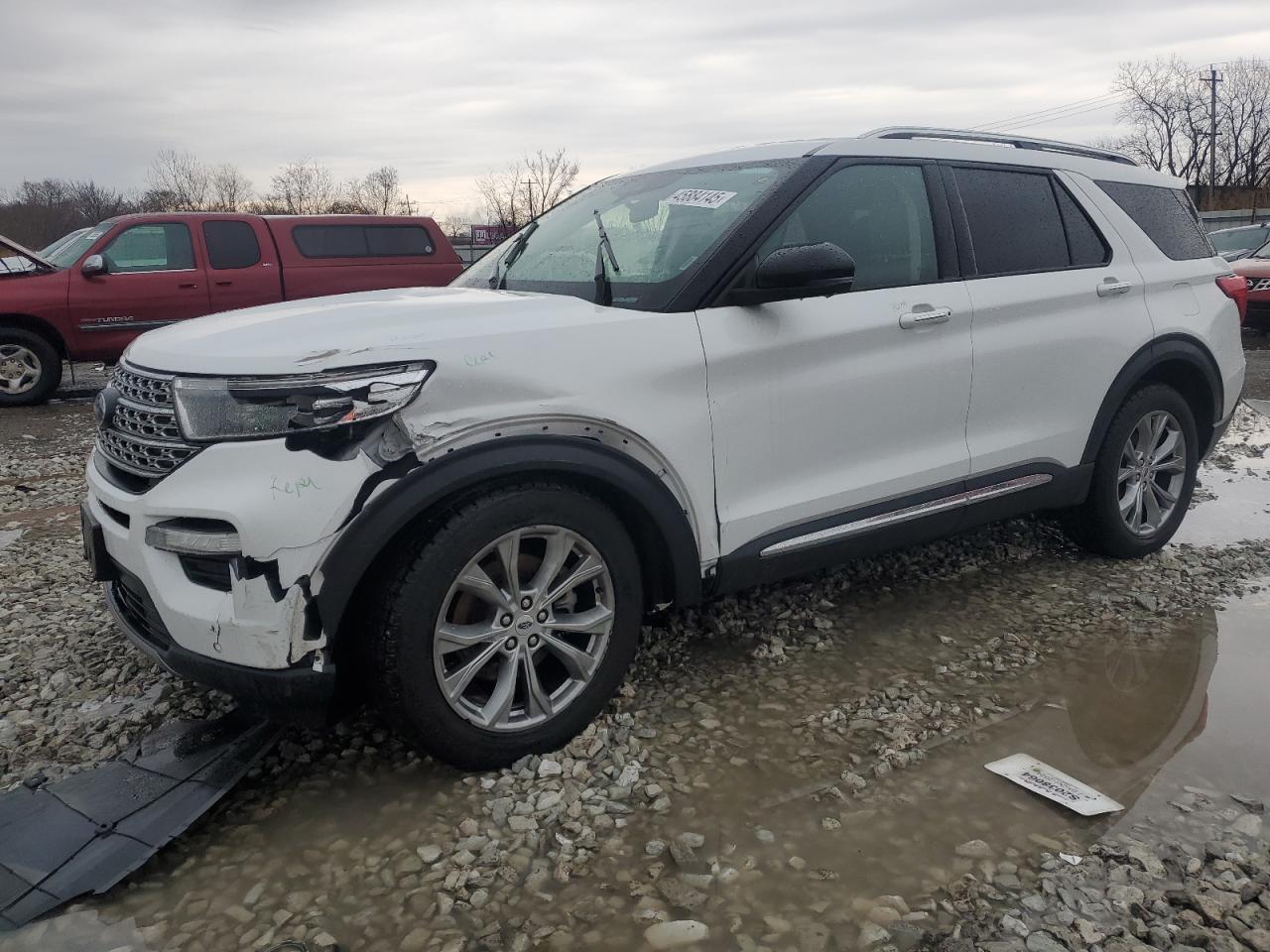 2021 Ford Explorer VIN 1FMSK8FH4MGB36591 - Copart auction photo