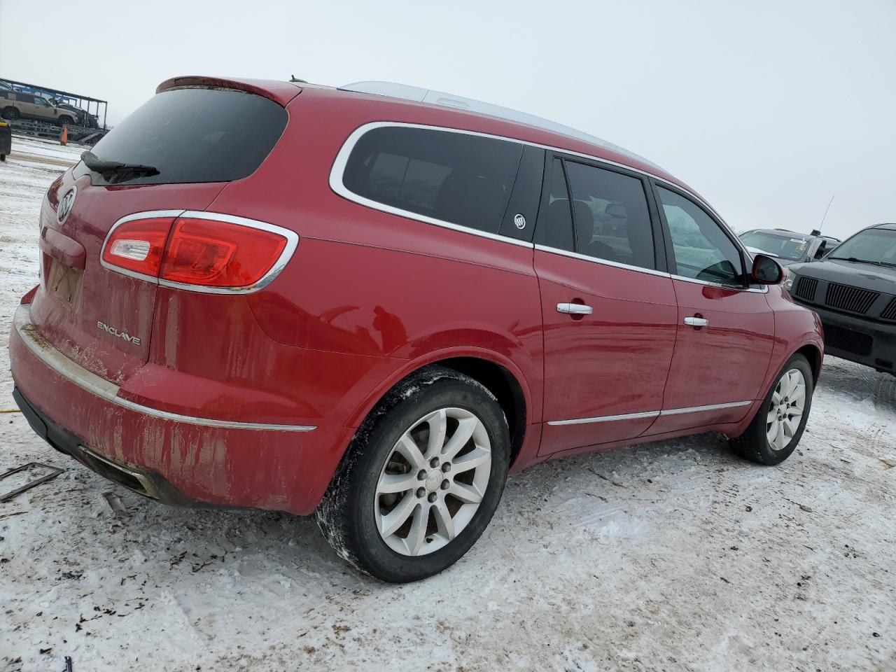 2014 Buick Enclave VIN 5GAKRCKD8EJ262013 Copart auction photo, side damage thumbnail 3