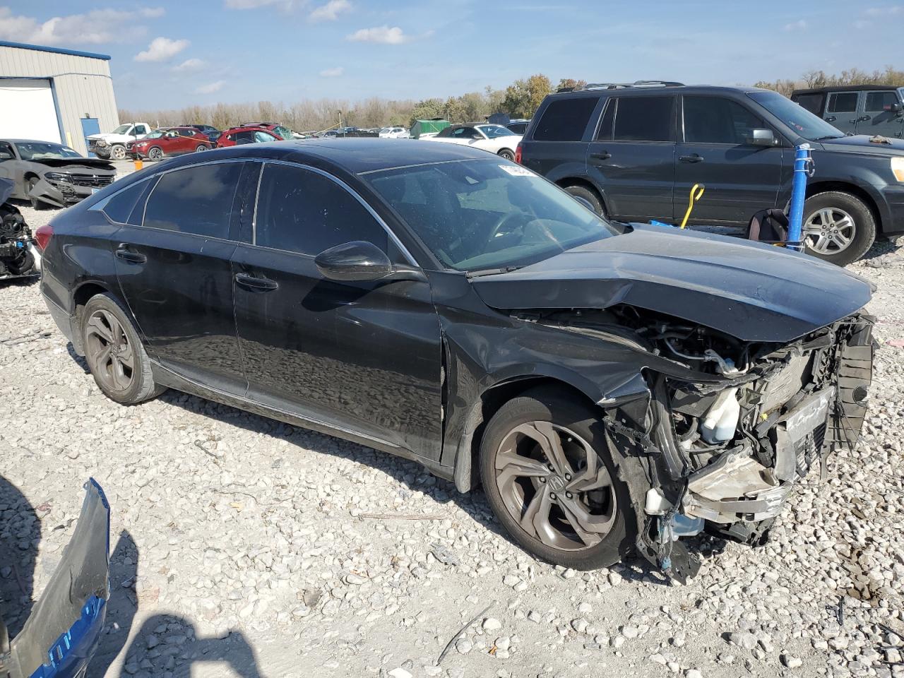 2019 Honda Accord VIN 1HGCV1F49KA028652 Copart auction photo, front end damage thumbnail 4