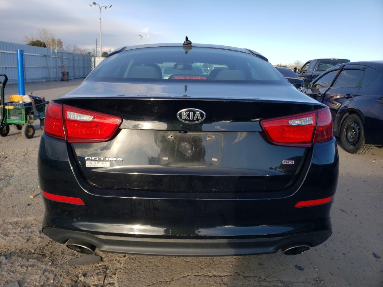 2015 KIA Optima VIN 5XXGM4A77FG486139 Copart auction photo, hail / minor dent/scratches damage thumbnail 6