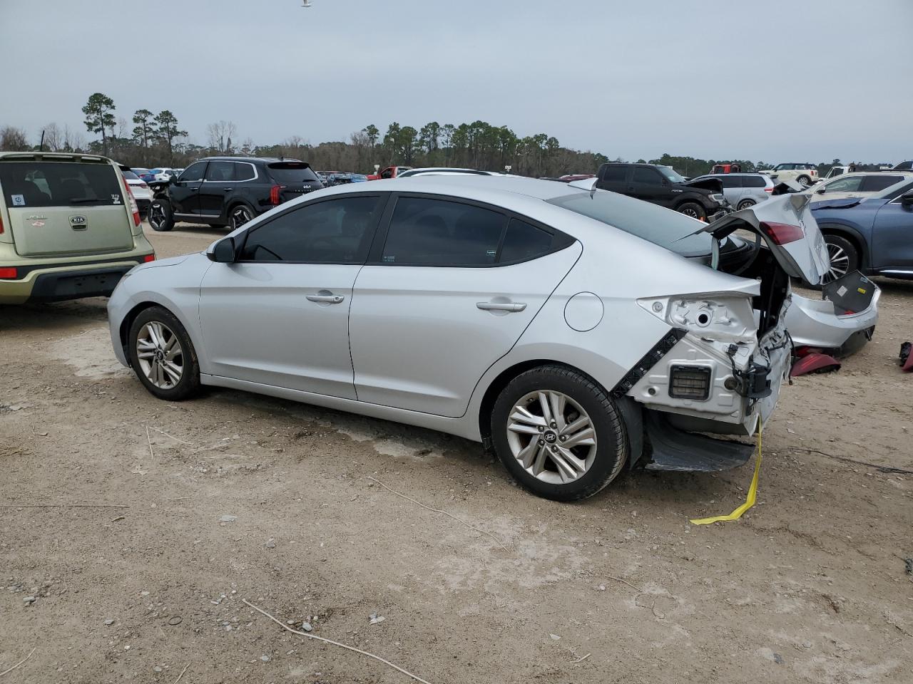 2019 Hyundai Elantra VIN 5NPD84LF9KH426616 Copart auction photo, rear end / minor dent/scratches damage thumbnail 2