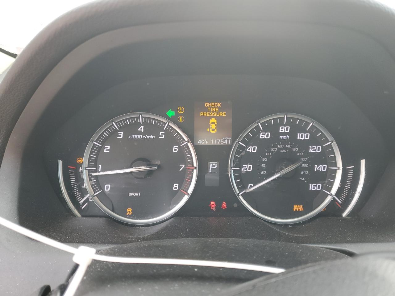 2017 Acura TLX VIN 19UUB1F38HA008244 Copart auction photo, front end / side damage thumbnail 9