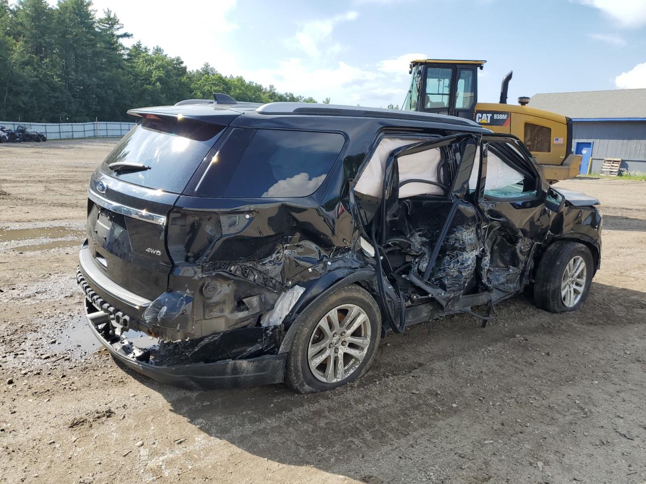 2018 Ford Explorer VIN 1FM5K8D86JGA50260 Copart auction photo, all over damage thumbnail 3