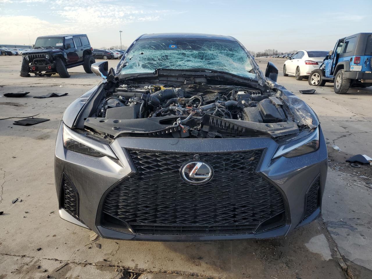 2023 Lexus IS VIN JTHGZ1B25P5070520 Copart auction photo, front end damage thumbnail 5
