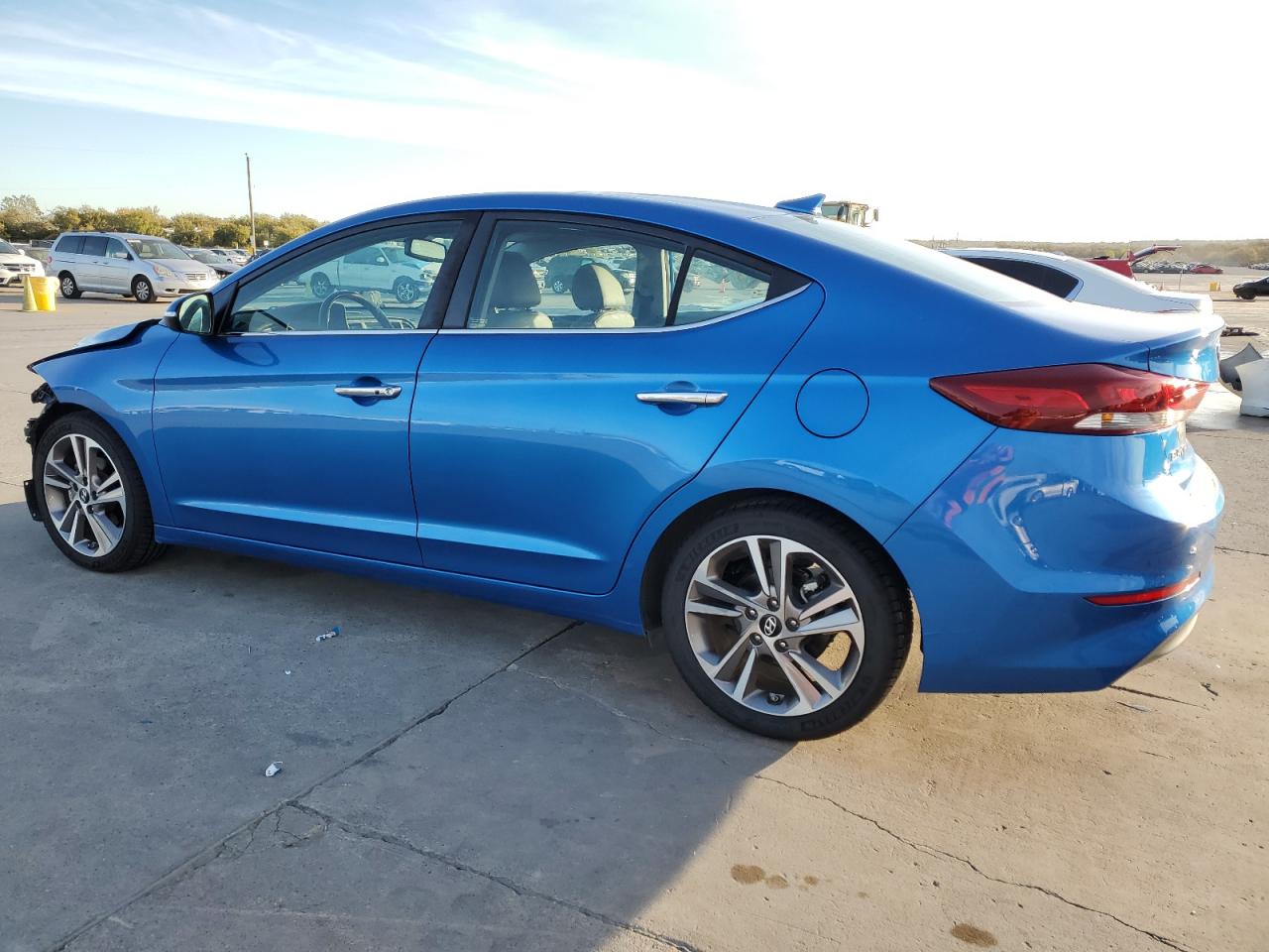 2017 Hyundai Elantra VIN 5NPD84LF1HH018734 Copart auction photo, front end damage thumbnail 2