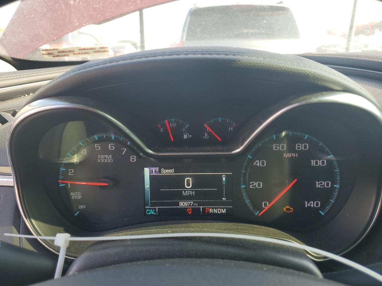 2016 Chevrolet Impala VIN 2G1105SA9G9187156 Copart auction photo, front end / rejected repair damage thumbnail 9