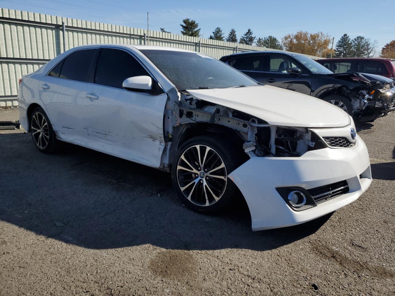 2012 Toyota Camry VIN 4T1BK1FKXCU507725 Copart auction photo, front end / side damage thumbnail 4