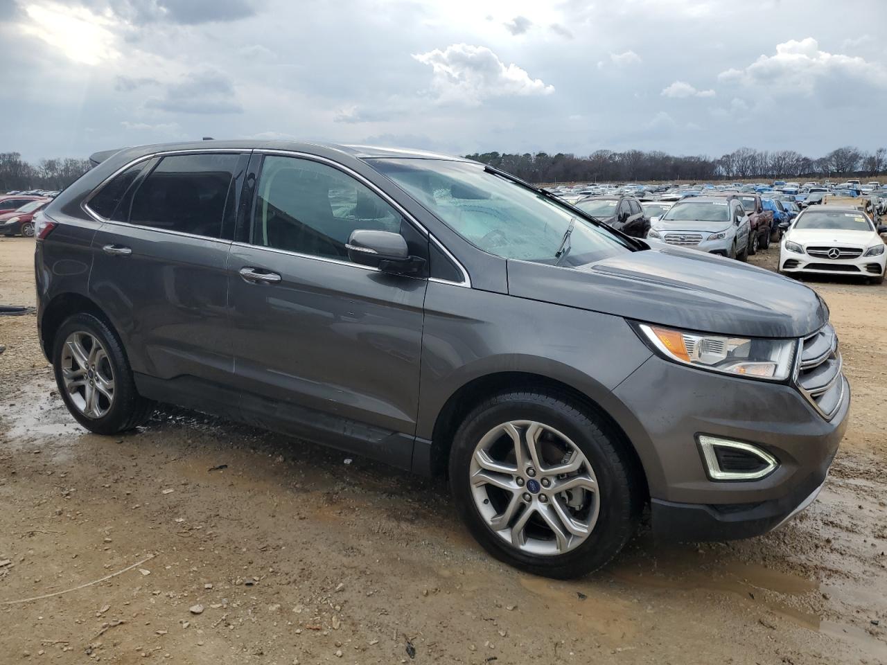 2016 Ford Edge VIN 2FMPK3K91GBB13675 Copart auction photo, rear end damage thumbnail 4