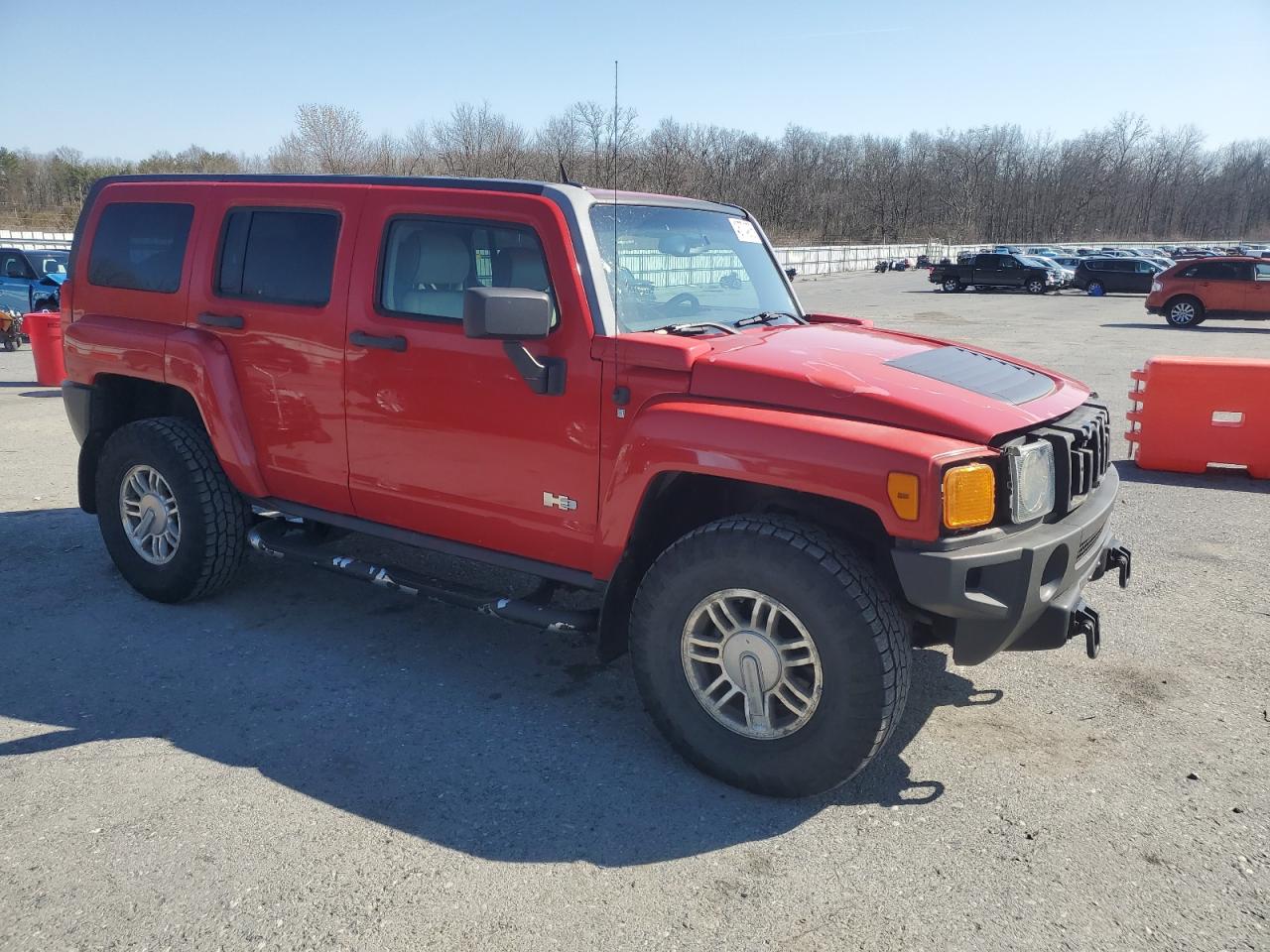 2007 Hummer H3 VIN 5GTDN13E778160039 Copart auction photo, front end / minor dent/scratches damage thumbnail 4