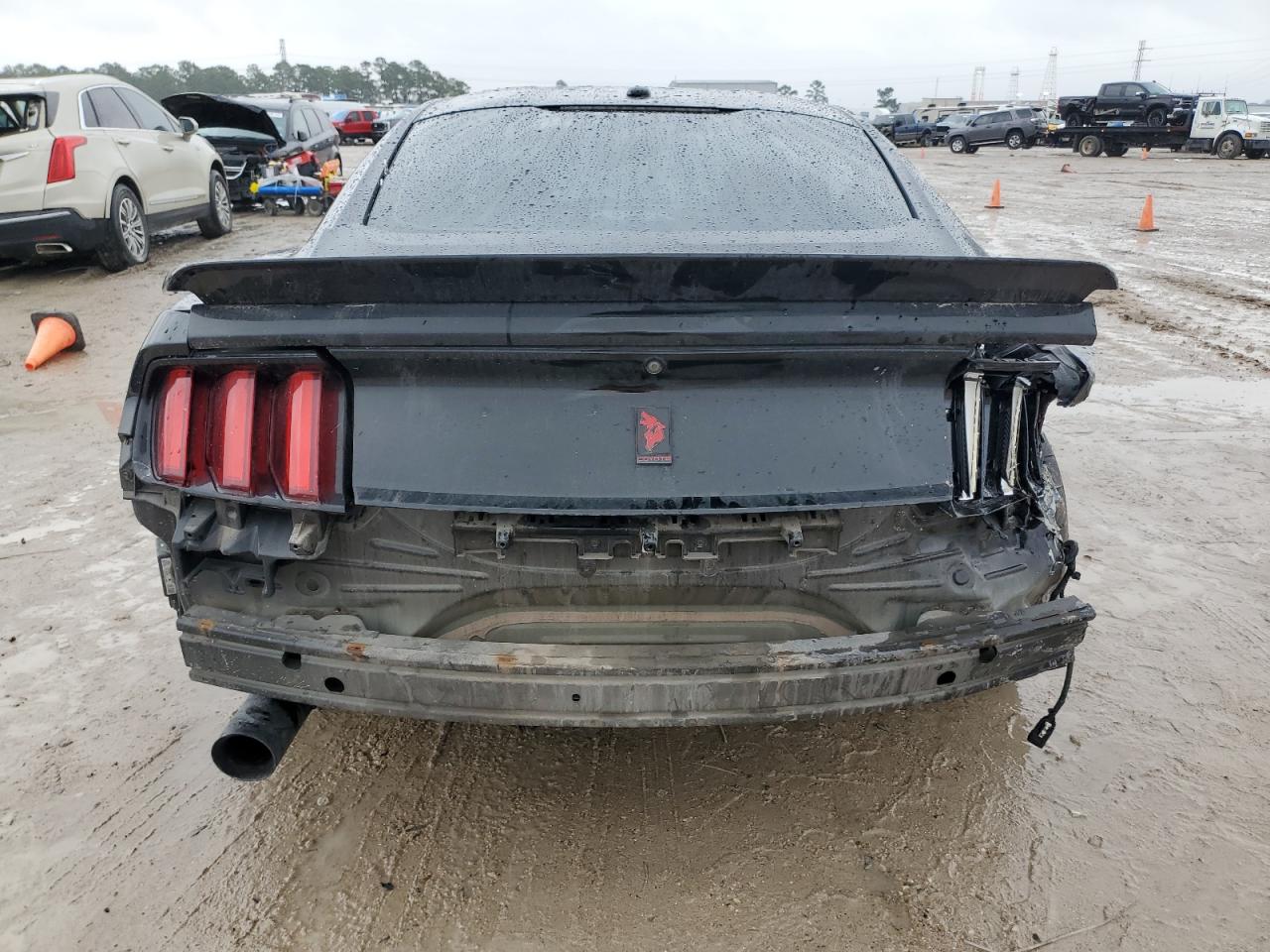 2016 Ford Mustang VIN 1FA6P8CF7G5252335 Copart auction photo, rear end / side damage thumbnail 6