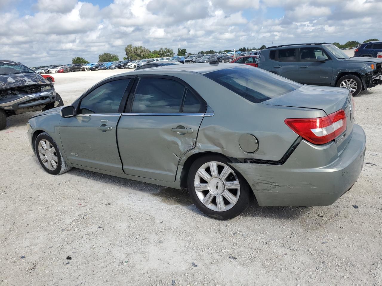 2009 Lincoln MKZ VIN 3LNHM26T89R613321 Copart auction photo, side / rear end damage thumbnail 2