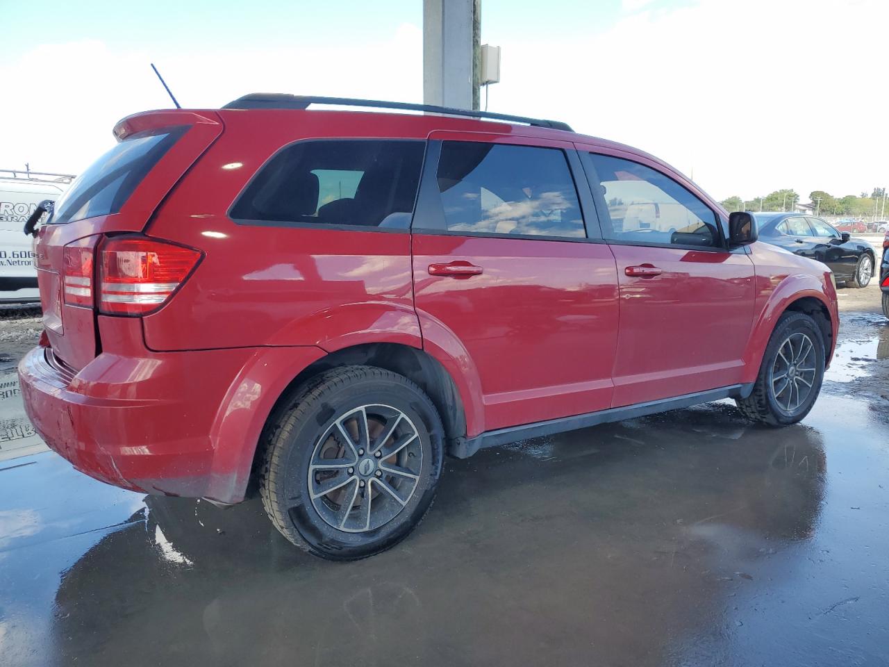 2018 Dodge Journey VIN 3C4PDCAB4JT236482 Copart auction photo, rear end damage thumbnail 3