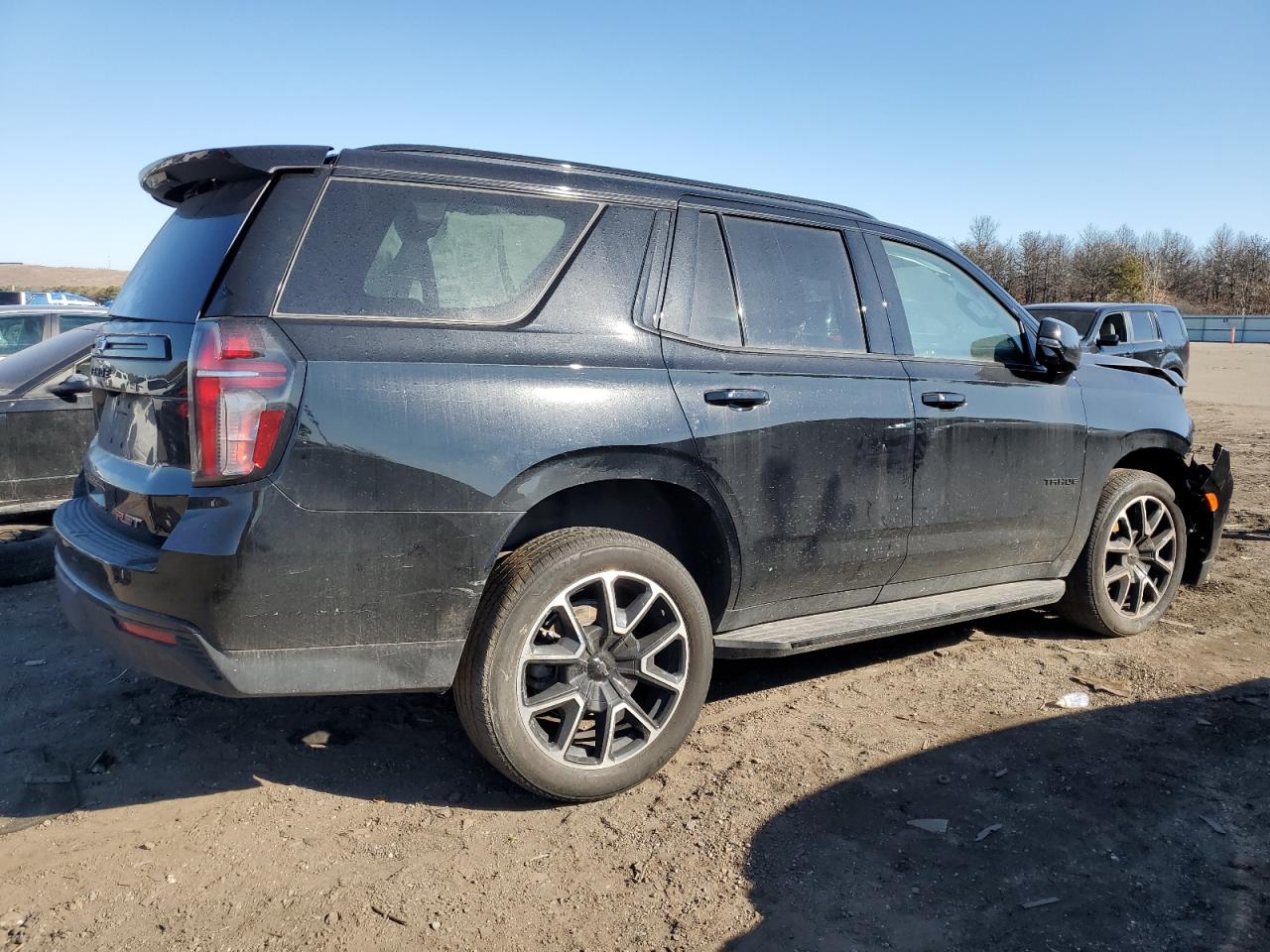 2023 Chevrolet Tahoe VIN 1GNSKRKD0PR386035 Copart auction photo, front end / rear end damage thumbnail 3