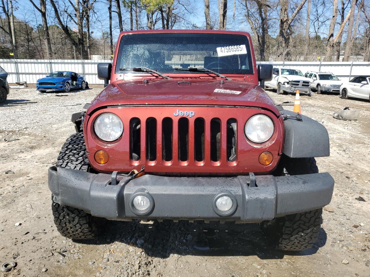 2010 Jeep Wrangler VIN 1J4AA2D17AL211867 Copart auction photo, front end damage thumbnail 5