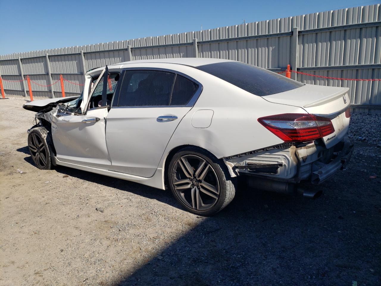 2016 Honda Accord VIN 1HGCR2F63GA066543 Copart auction photo, front end / side damage thumbnail 2