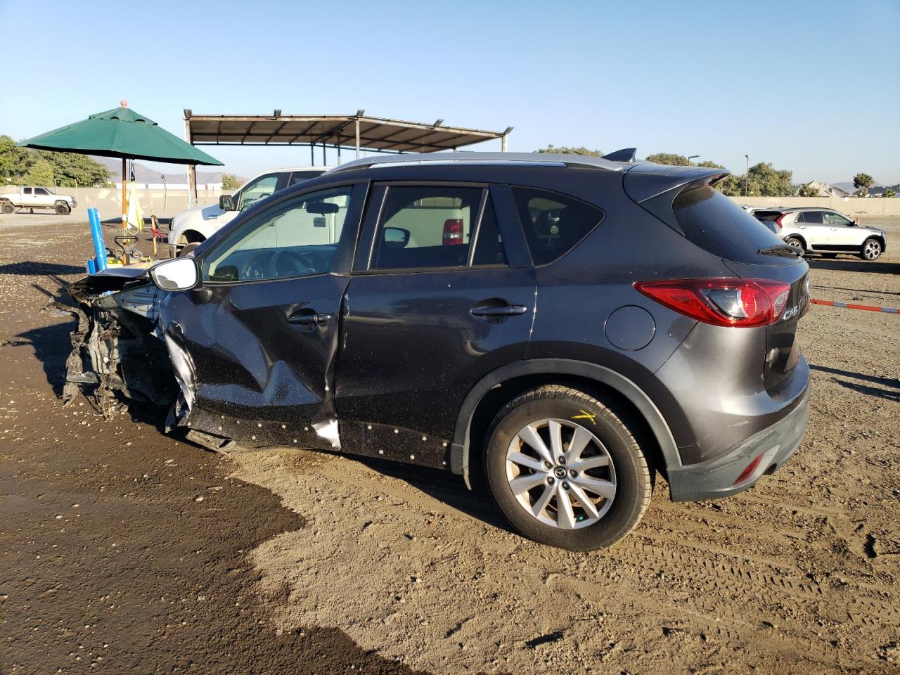 2016 Mazda CX-5 VIN JM3KE2CY6G0755422 Copart auction photo, all over damage thumbnail 2