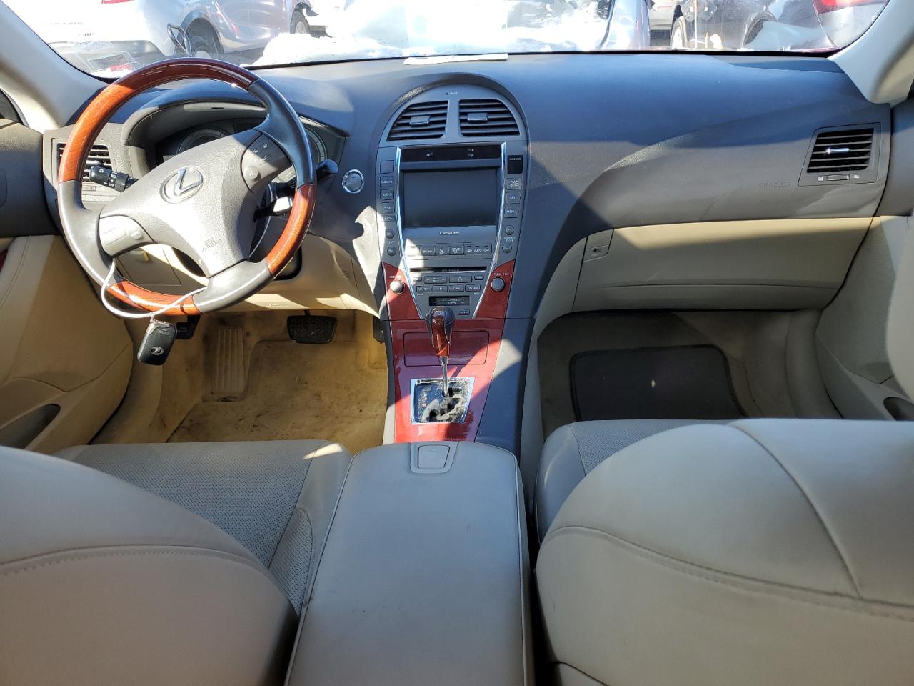 2007 Lexus ES VIN JTHBJ46G772074918 Copart auction photo, front end / side damage thumbnail 8