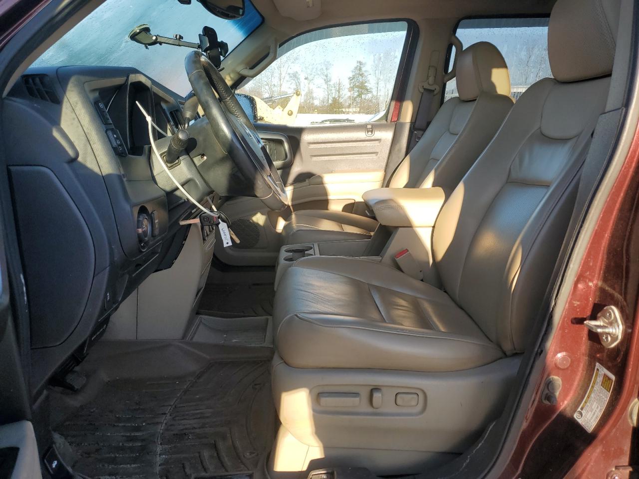 2012 Honda Ridgeline VIN 5FPYK1F53CB461163 Copart auction photo, front end damage thumbnail 7
