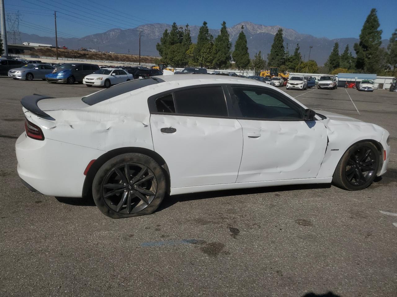 2018 Dodge Charger VIN 2C3CDXCT9JH210050 Copart auction photo, vandalism damage thumbnail 3