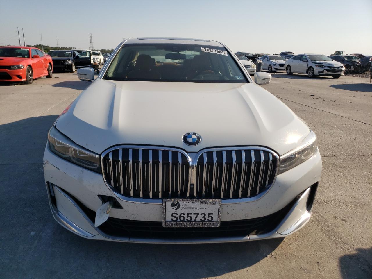 2020 BMW 7er VIN WBA7U2C02LGM27246 Copart auction photo, undercarriage / mechanical damage thumbnail 5