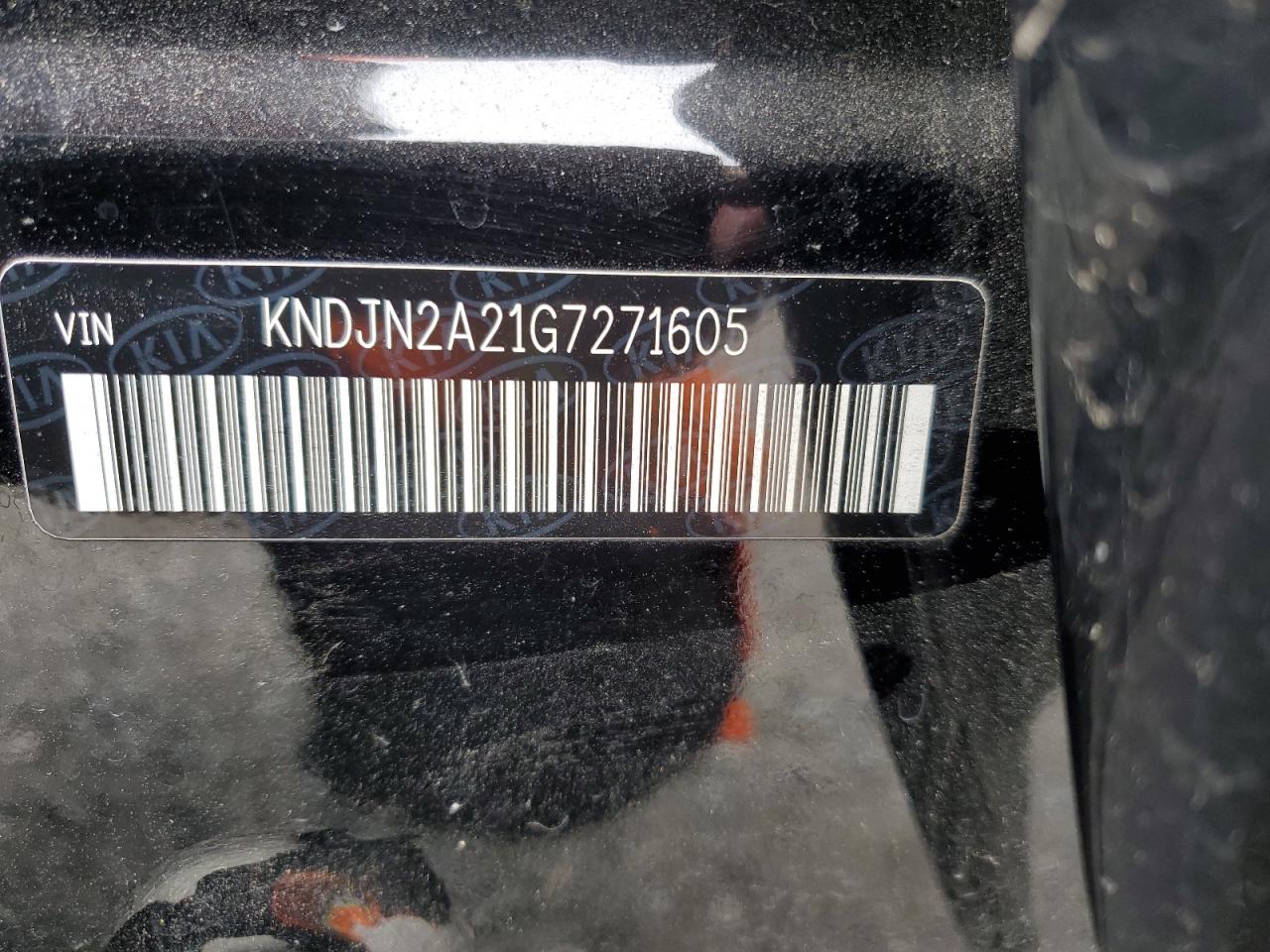 2016 KIA Soul VIN KNDJN2A21G7271605 Copart auction photo, side / rear end damage thumbnail 14
