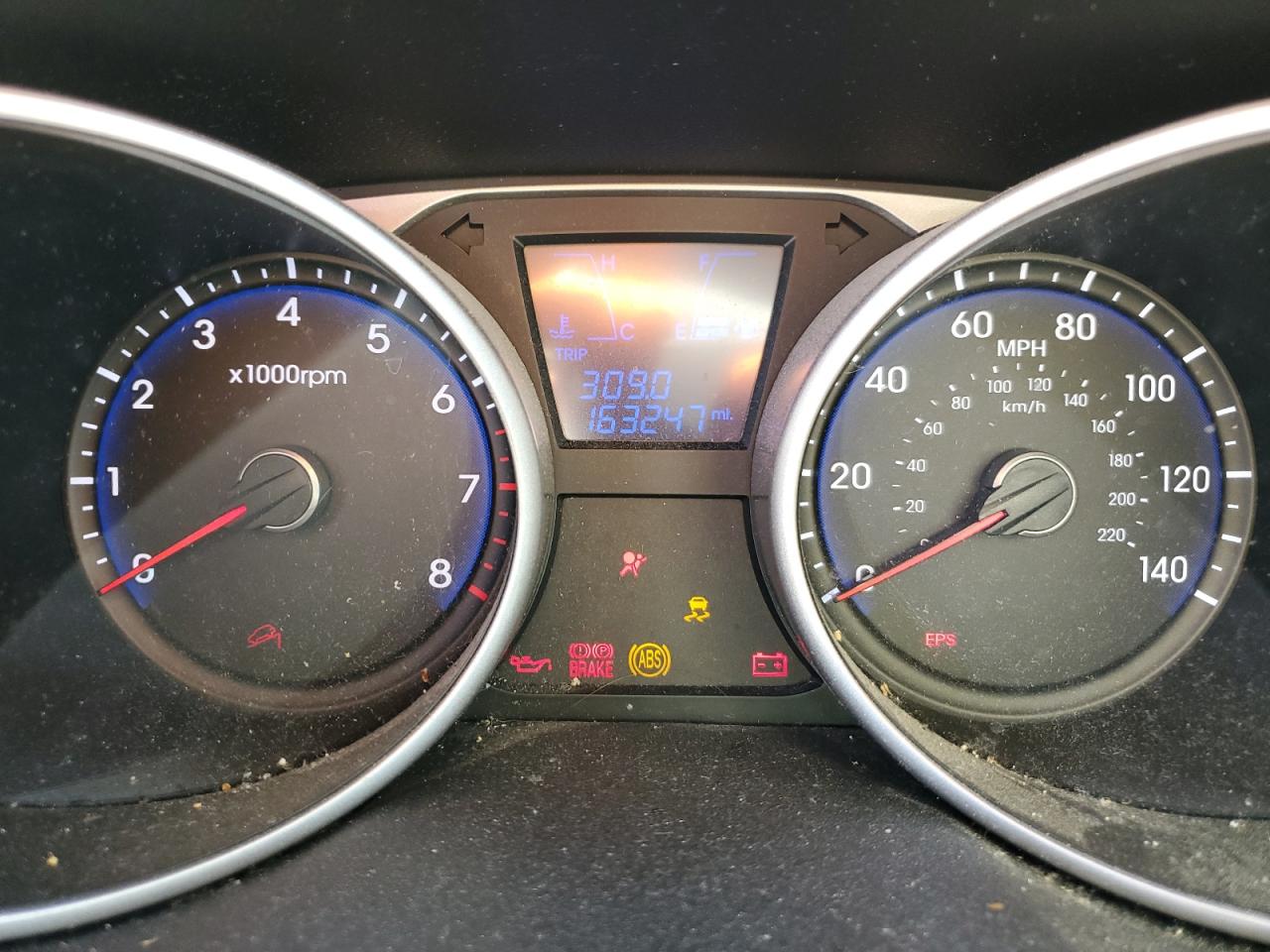 2013 Hyundai Tucson VIN KM8JU3AC6DU548520 Copart auction photo, front end damage thumbnail 9