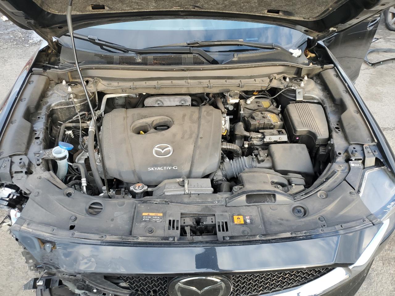 2021 Mazda CX-5 VIN JM3KFBCM5M1337255 Copart auction photo, front end / side damage thumbnail 11