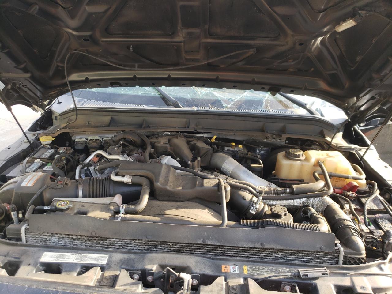 2016 Ford F250 VIN 1FT7W2BT6GEA21335 Copart auction photo, top/roof damage thumbnail 11