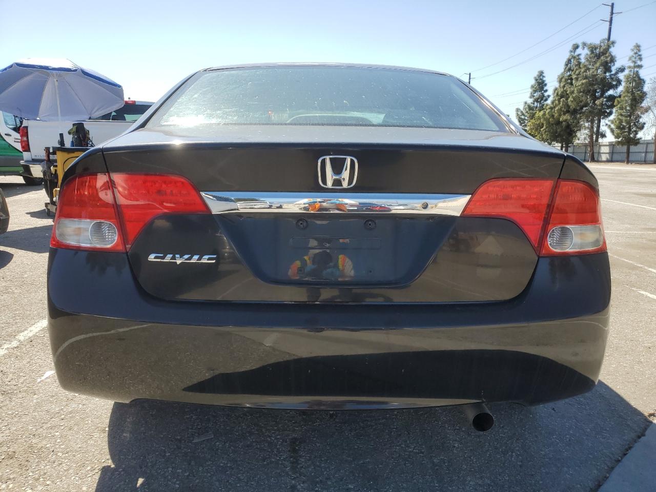 2010 Honda Civic VIN 19XFA1F50AE052527 Copart auction photo, side damage thumbnail 6