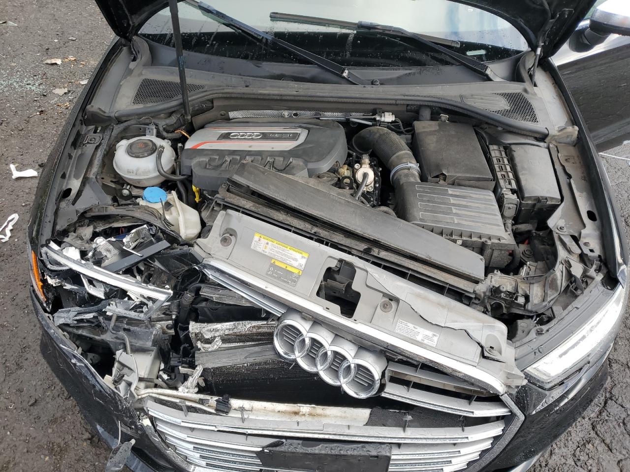 2018 Audi S3 VIN WAUB1GFF9J1050897 Copart auction photo, front end damage thumbnail 12