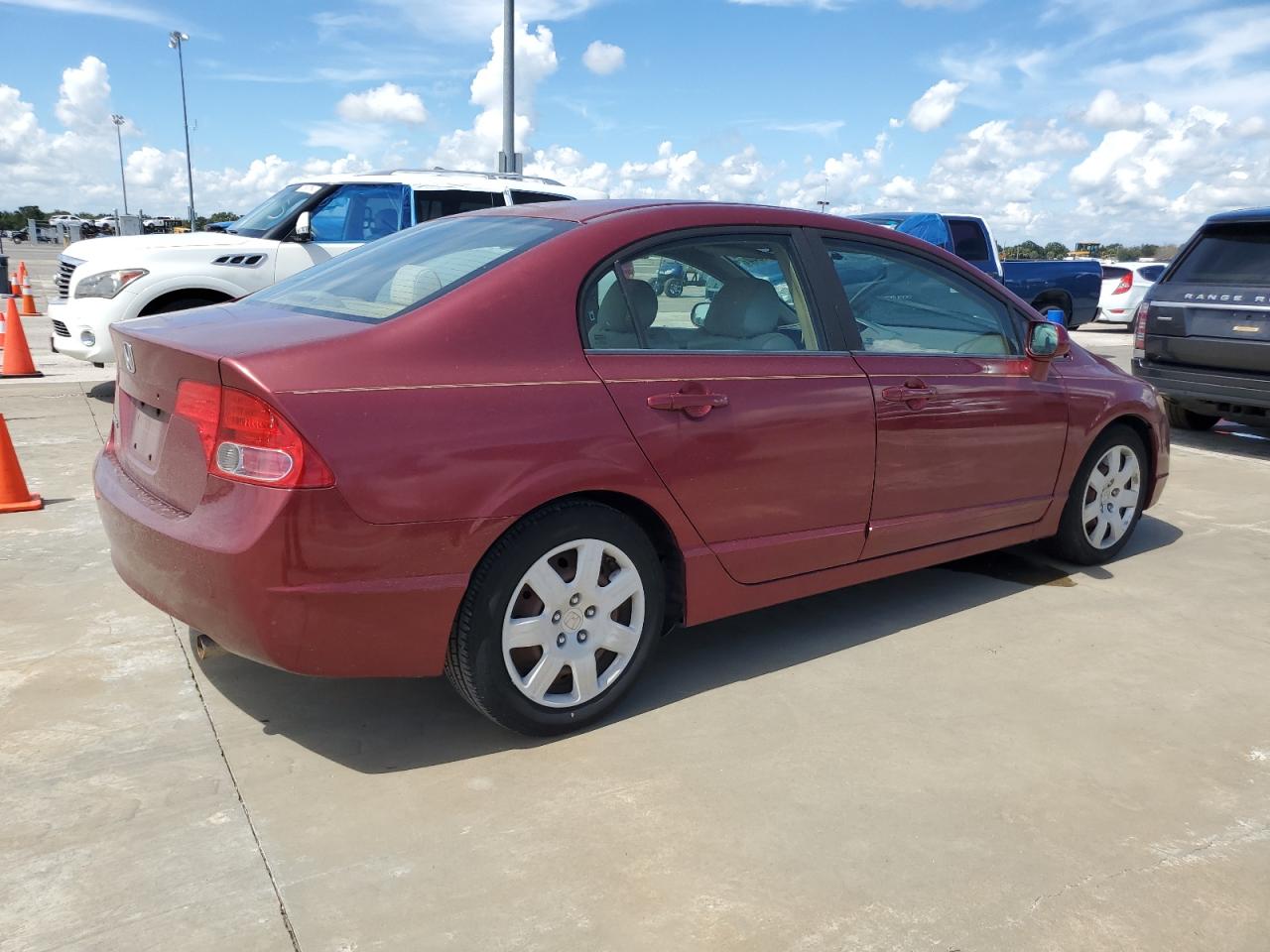 2008 Honda Civic VIN 1HGFA16528L118952 Copart auction photo, water/flood damage thumbnail 3