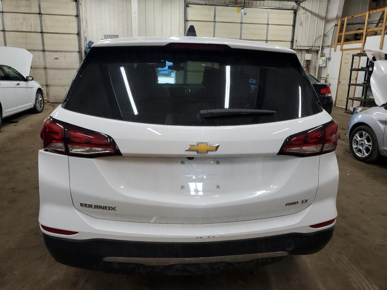 2022 Chevrolet Equinox VIN 3GNAXUEV2NS102791 Copart auction photo, rear end / side damage thumbnail 6