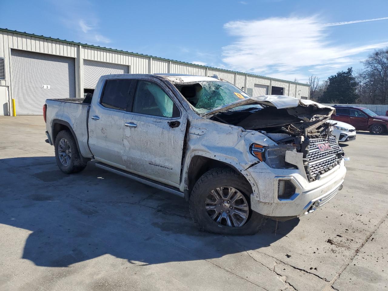 2019 GMC Sierra VIN 1GTU9FED4KZ371344 Copart auction photo, front end damage thumbnail 4