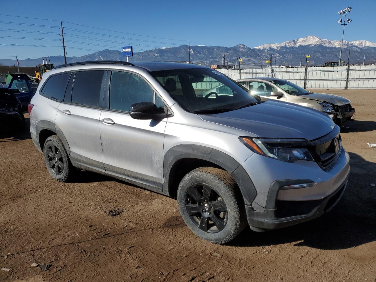 2022 Honda Pilot VIN 5FNYF6H82NB071854 Copart auction photo, mechanical / front end damage thumbnail 4