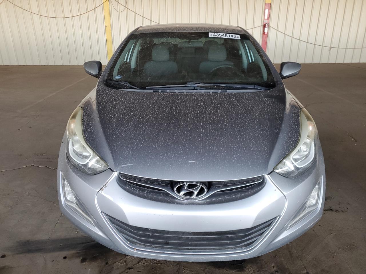 2015 Hyundai Elantra VIN 5NPDH4AEXFH640210 Copart auction photo, rear end damage thumbnail 5