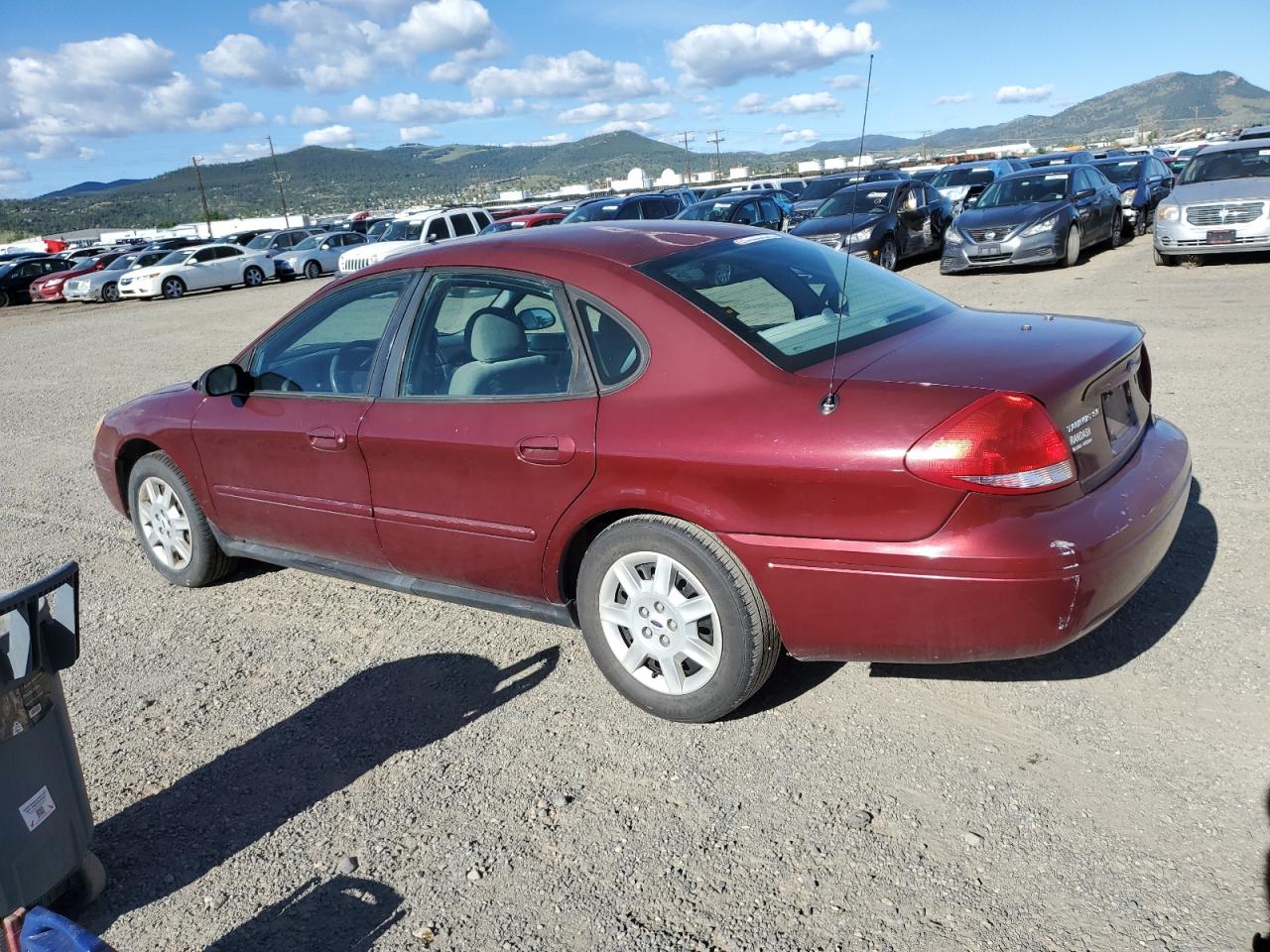2006 Ford Taurus VIN 1FAFP53UX6A219722 Copart auction photo, front end / minor dent/scratches damage thumbnail 2